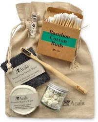 Acala Zero Waste Essentials Bag Without Razor