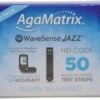 AgaMatrix WaveSense Jazz Blood Glucose Test Strips 50 Pack