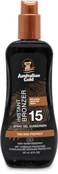 Australian Gold SPF15 Spray Gel With Bronzer 237ml