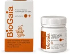 BioGaia Protectis For Immune System With Vitamin D+ 30 Chewable Tablets
