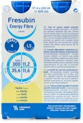 Fresubin Energy Fibre Drink Vanilla 4 X 200ml
