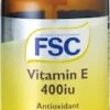 FSC Vitamin E (D-Alpha-Tocopherol) 400IU 90 Capsules