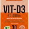 Hashmats Health Vit-D3 20,000IU 30 Capsules