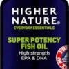 Higher Nature Super Potency Fish Oil 90 Capsules