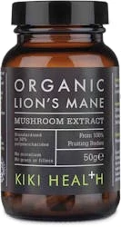 KIKI Health Organic Lion's Mane Extract Mushroom Powder 50g