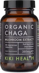 KIKI Health Organic Chaga Extract Mushroom 60 Capsules