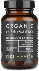 KIKI Health Organic Maitake & Reishi Extract Blend 60 Vegicaps