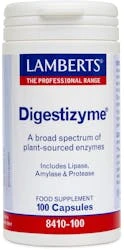Lamberts Digestizyme (Plant-Sourced Enzymes) 100 Capsules