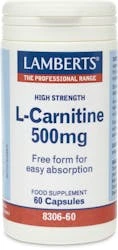 Lamberts L-Carnitine 500mg 60 Tablets