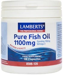 Lamberts Pure Fish Oil 1100mg 120 Capsules