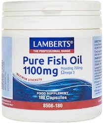 Lamberts Pure Fish Oil 1100mg 180 Capsules