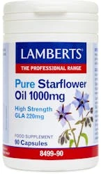 Lamberts Pure Starflower Oil 1000mg 90 Capsules