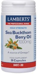 Lamberts Sea Buckthorn Berry Oil 1000mg 30 Capsules
