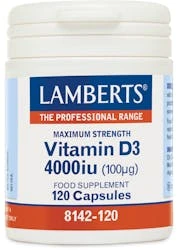 Lamberts Vitamin D3 4000iu (100µg) 120 Capsules
