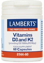 Lamberts Vitamins D3 1000iu And K2 90µg 60 Capsules