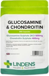 Lindens Health + Nutrition Glucosamine & Chondroitin 500/400 365 Capsules