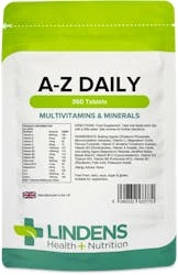 Lindens Health + Nutrition Multivitamins A-Z Daily 360 Tablets