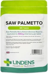 Lindens Health + Nutrition Saw Palmetto 500mg 365 Tablets