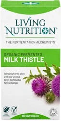 Living Nutrition Fermented Milk Thistle 60 Capsules