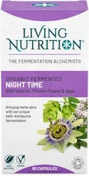 Living Nutrition Organic Fermented Night Time 60 Capsules
