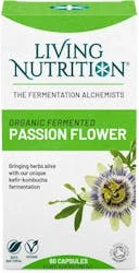 Living Nutrition Organic Fermented Passion Flower 60 Capsules