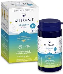 Minami MorDHA Kids 3+ Omega-3 60 Capsules
