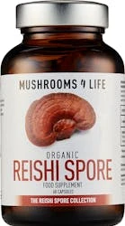 Mushrooms 4 Life Organic Reishi Spore 60 Capsules
