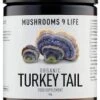 Mushrooms 4 Life Organic Turkey Tail Powder Amber Glass 60g