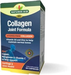 Nature's Aid Collagen Joint Formula With Vitamin D3, Zinc, Copper, Manganese & Vitamin C