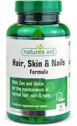 Nature's Aid Hair, Skin And Nails Formula 90 Tablets