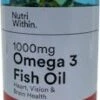 Nutri Within 1000mg Omega 3 Fish Oil 365 Soft Gels