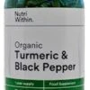 Nutri Within Organic Turmeric & Black Pepper 365 Capsules