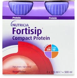 Nutricia Fortisip Compact Protein Drink Berries 4 X 125ml
