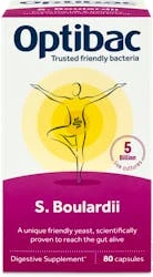 Optibac Probiotics Saccharomyces Boulardii 80 Capsules