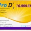 Pro D3 10,000IU Weekly Dose 30 Capsules