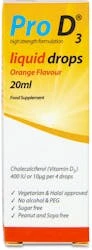 Pro D3 Liquid Drops Orange Flavour 20ml