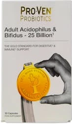 ProVen Probiotics Acidophilus & Bifidus 25 Billion 30 Capsules