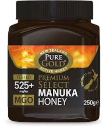 Pure Gold Premium Select Manuka Honey 525 250g