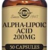 Solgar Alpha-Lipoic Acid 200mg 50 Capsules