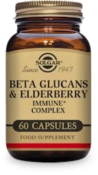Solgar Beta Glucans & Elderberry Immune Complex Vegetable Capsules 60 Pack