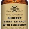 Solgar Bilberry Berry Extract With Blueberry 60 Capsules