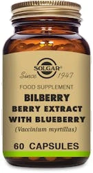 Solgar Bilberry Berry Extract With Blueberry 60 Capsules