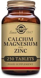 Solgar Calcium Magnesium Plus Zinc 250 Tablets