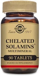 Solgar Chelated Solamins Multimineral Inc. Iodine 90 Tablets