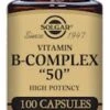 Solgar Formula Vitamin B-Complex "50" 100 Capsules