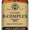Solgar Formula Vitamin B-Complex "50" High Potency 250 Capsules