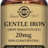 Solgar Gentle Iron 20mg 180 Capsules