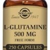 Solgar L-Glutamine 500mg 250 Capsules