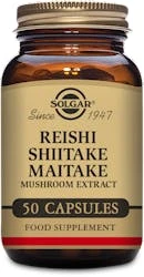 Solgar Reishi Shiitake Maitake Mushroom Extract 50 Capsules