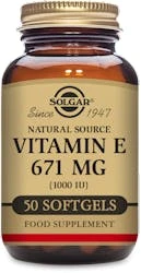 Solgar Vitamin E 671mg (1000IU) 50 Softgels